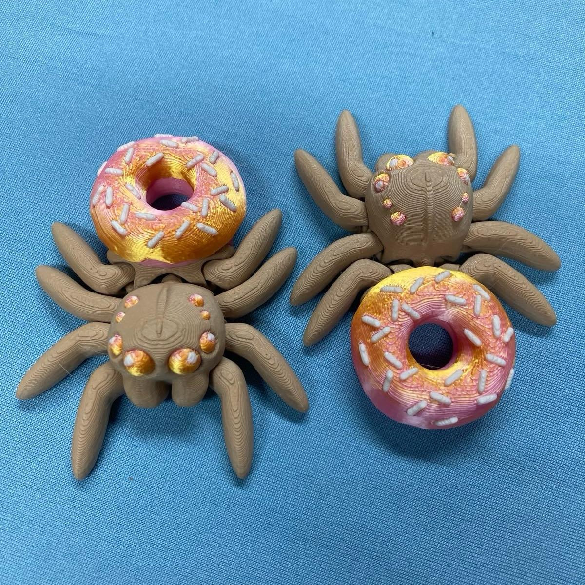 Donut Spider 3D Printed Figurine Decoration