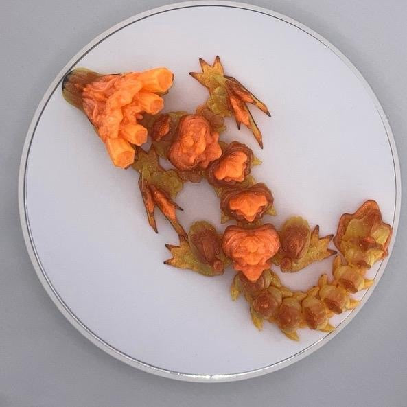 Baby Pumpkin Dragon Figurine Decoration Decorative Eye great gift