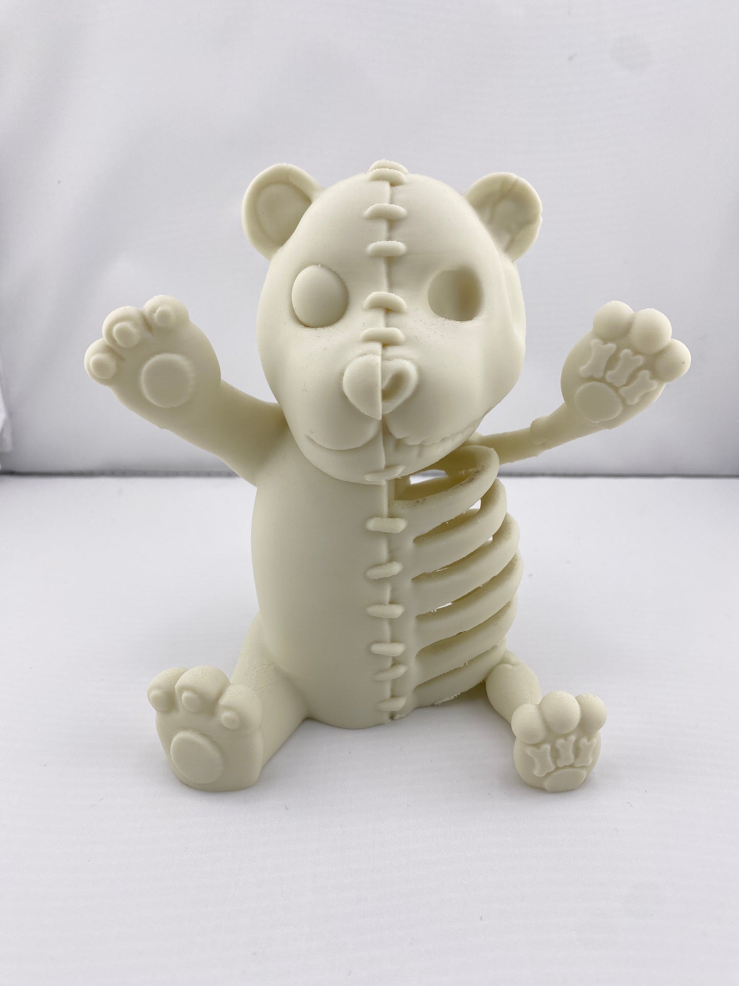 Halloween Teddy Bear Skeleton Figurine Decoration