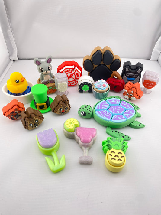 Handheld Fidget Clicker Figurines