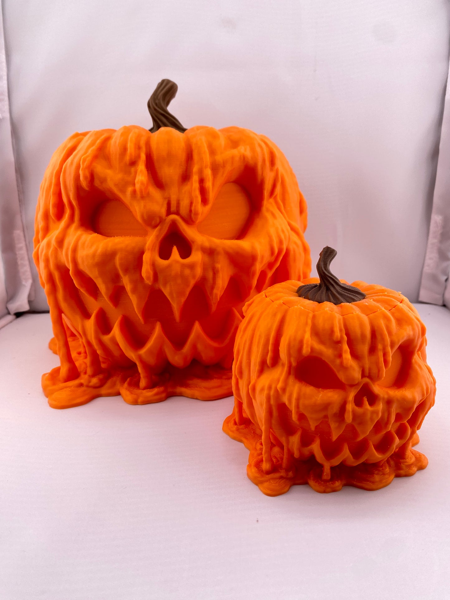 Melting Pumpkin Candy Container Halloween