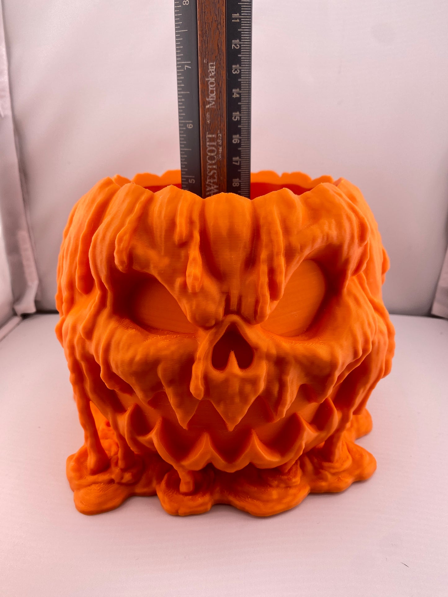 Melting Pumpkin Candy Container Halloween