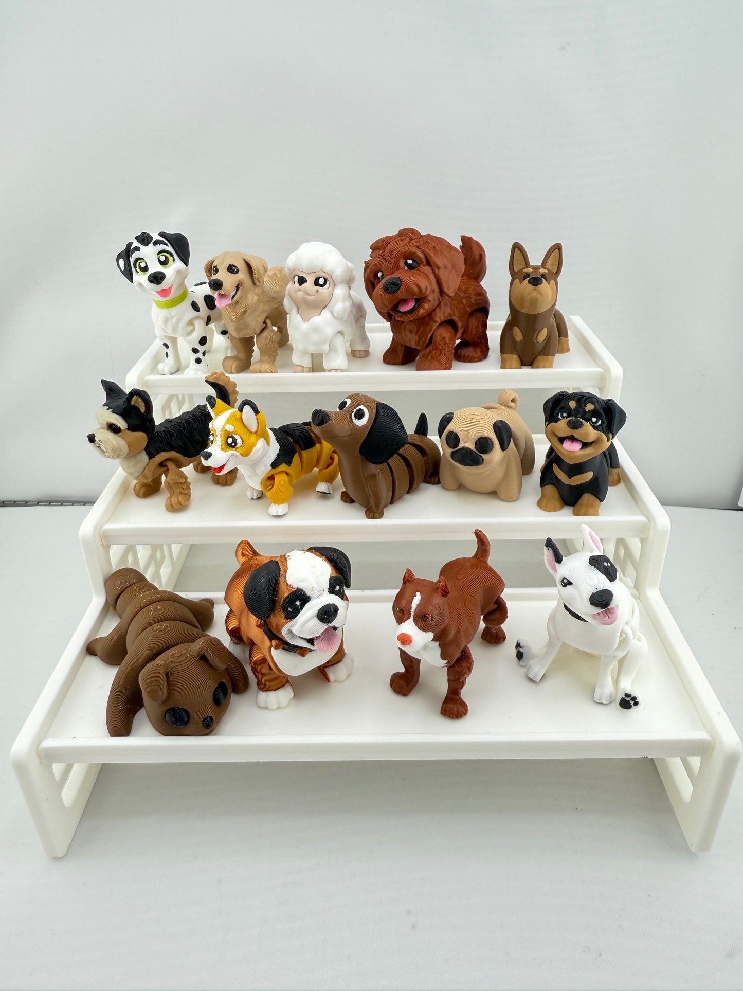 Dog Miniature Figurine Collectables - 3D Printed