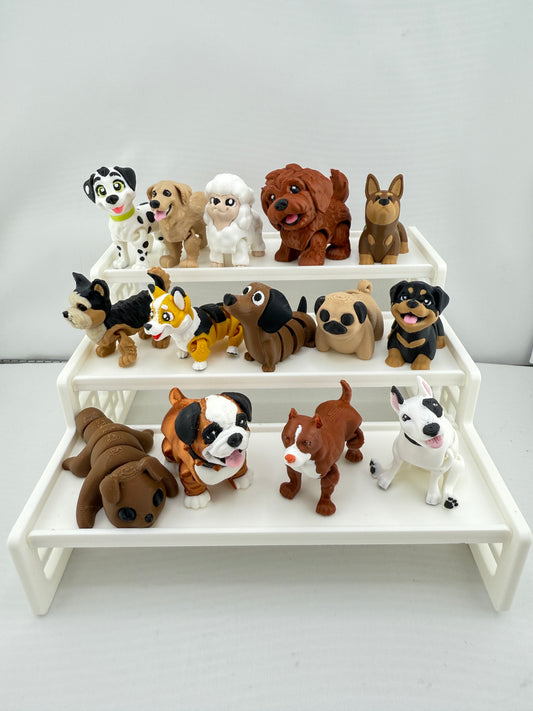 Dog Miniature Figurine Collectables - 3D Printed