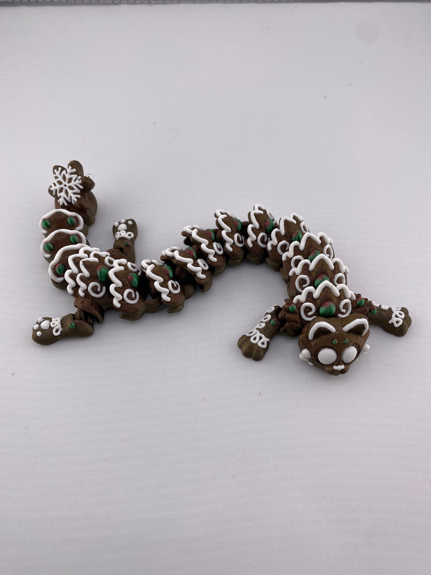 Long Gingerbread Kitty Articulated Figurine