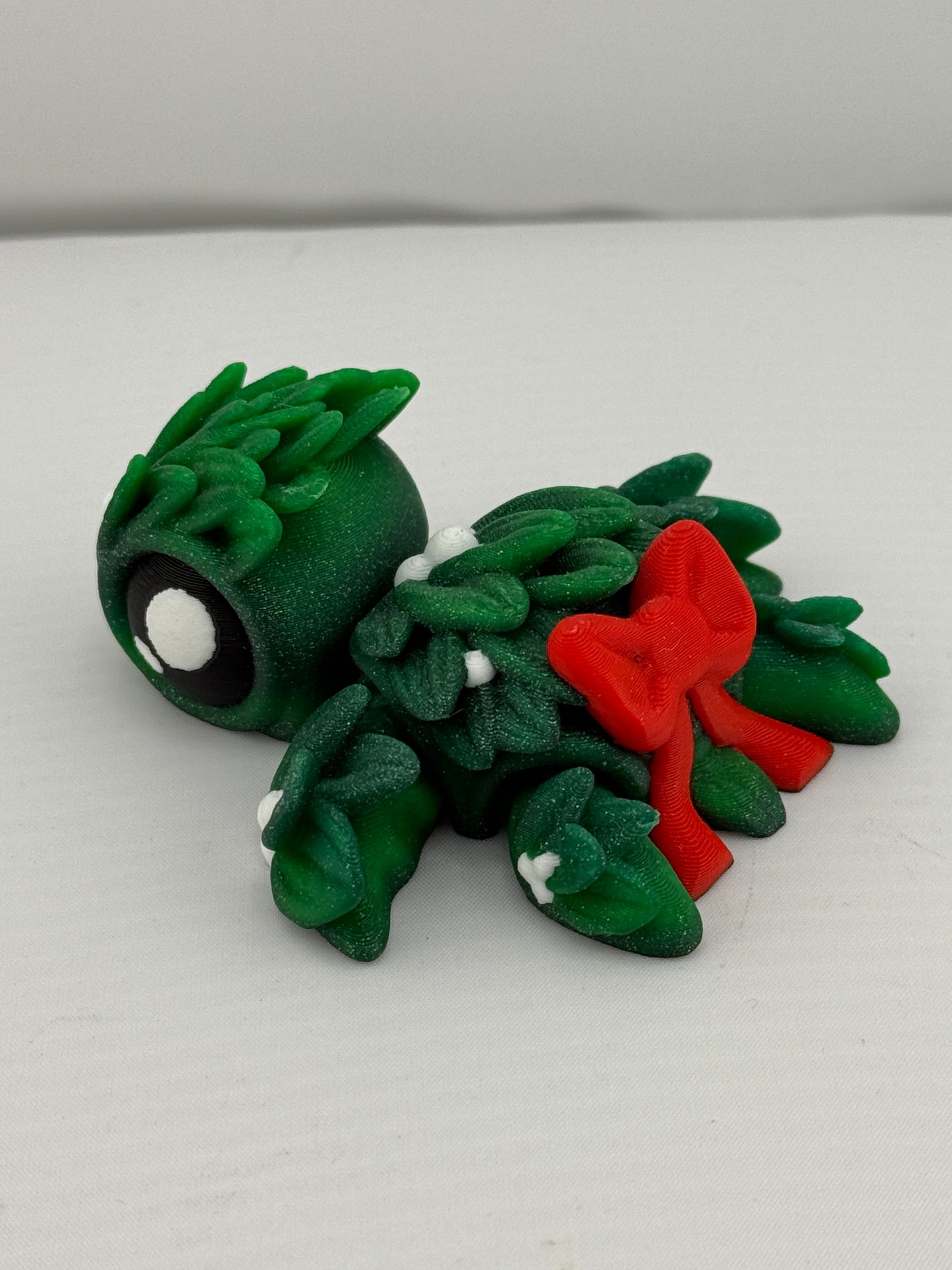 Holiday Themed Articulating Turtle Figurine
