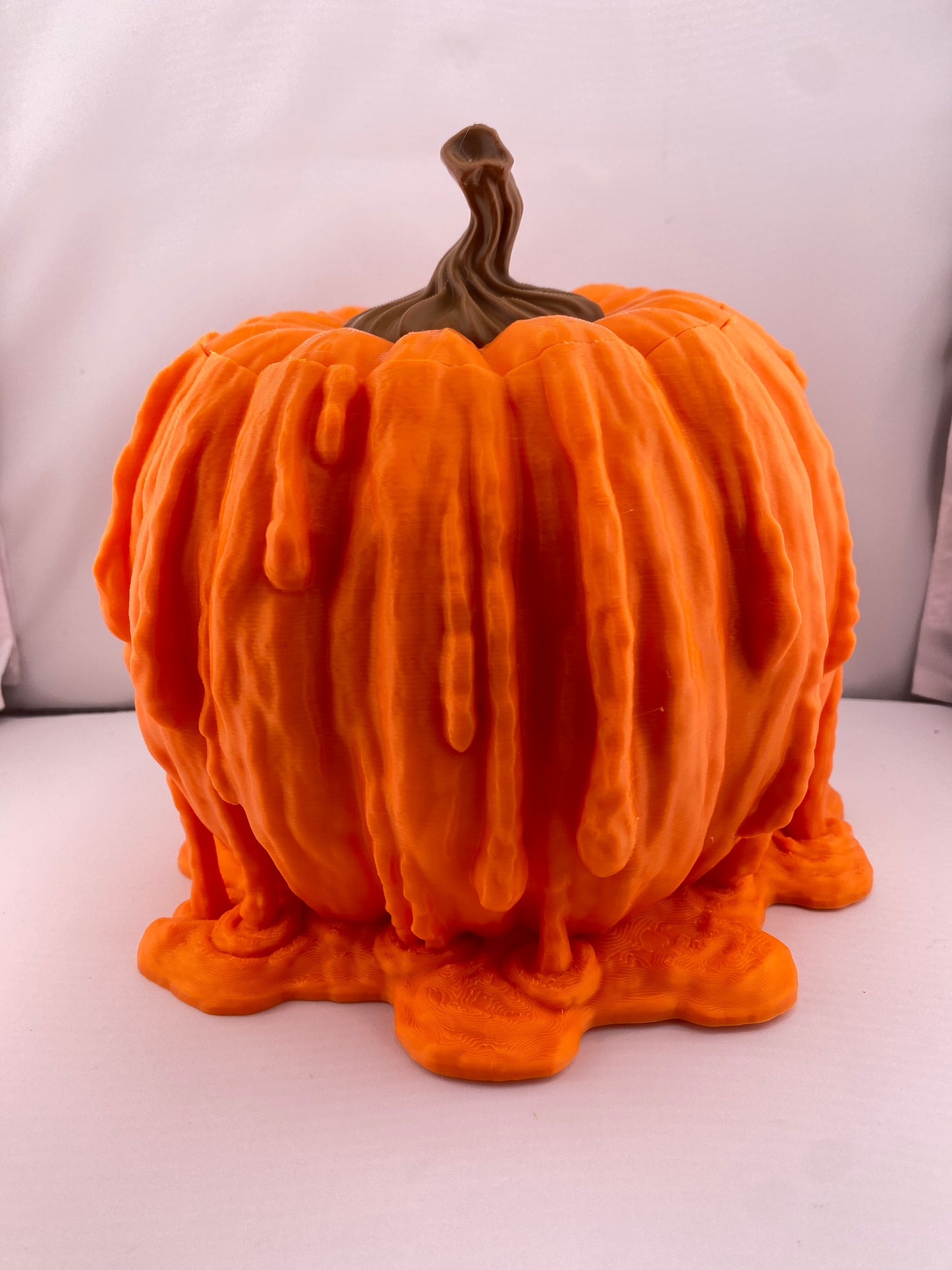 Melting Pumpkin Candy Container Halloween