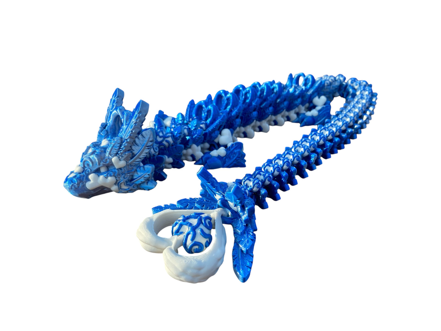Light Heart Articulating Dragon Decoration