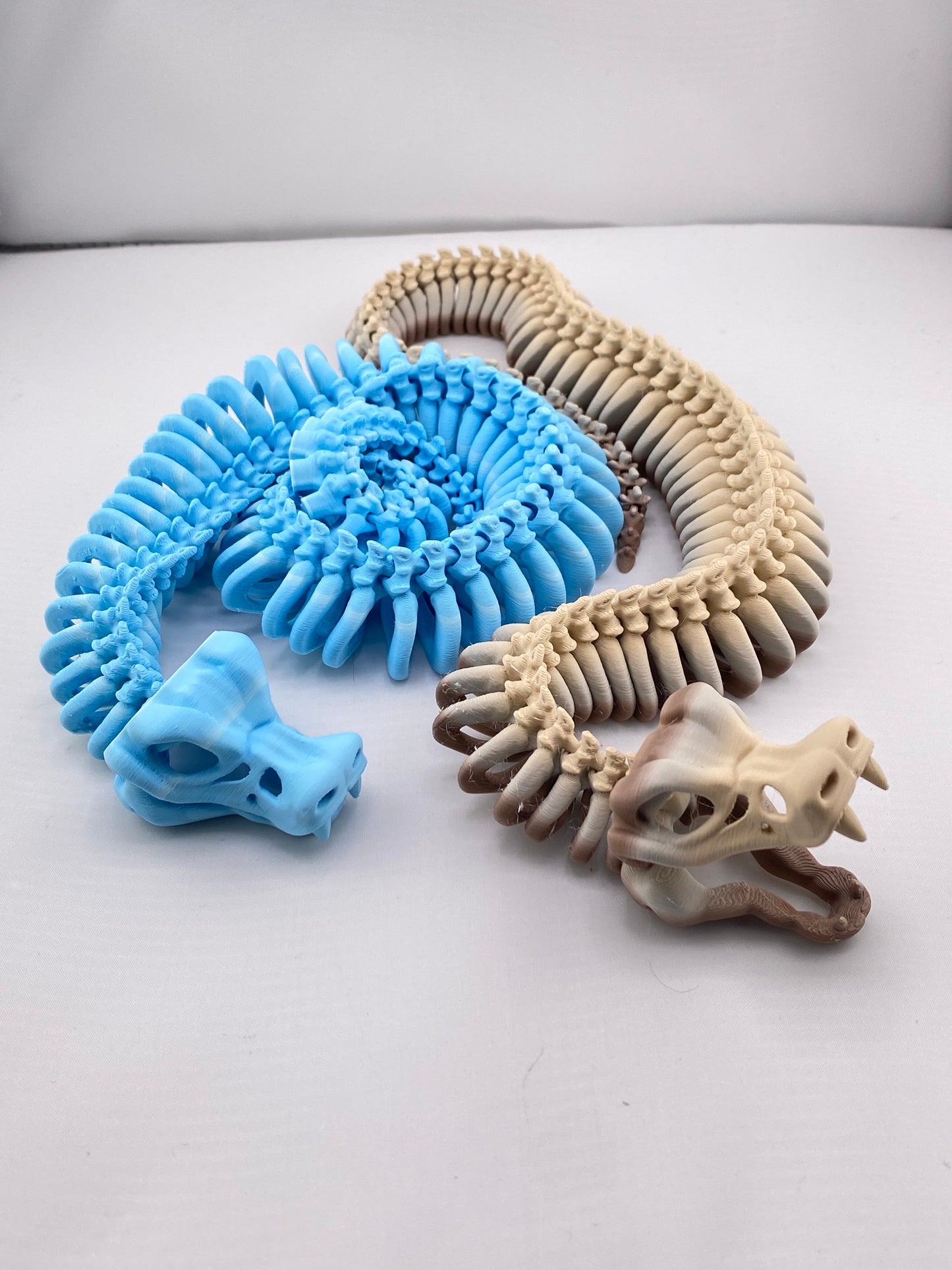 Flexi Snake Skeleton Figurine