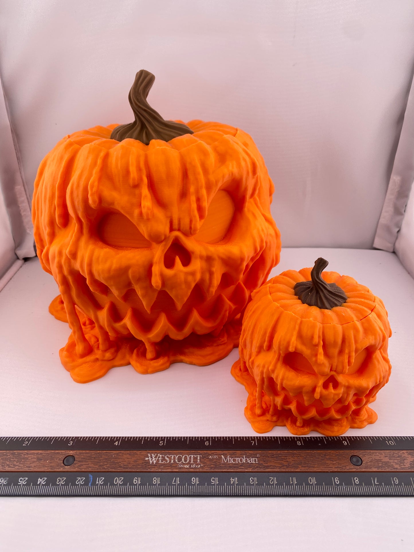 Melting Pumpkin Candy Container Halloween