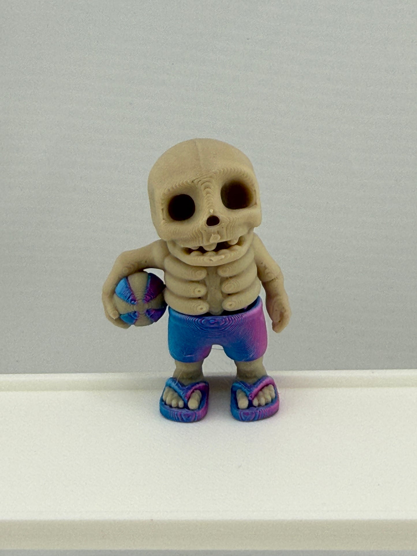 3D Printed Miniature Skeleton Figurine Collectables