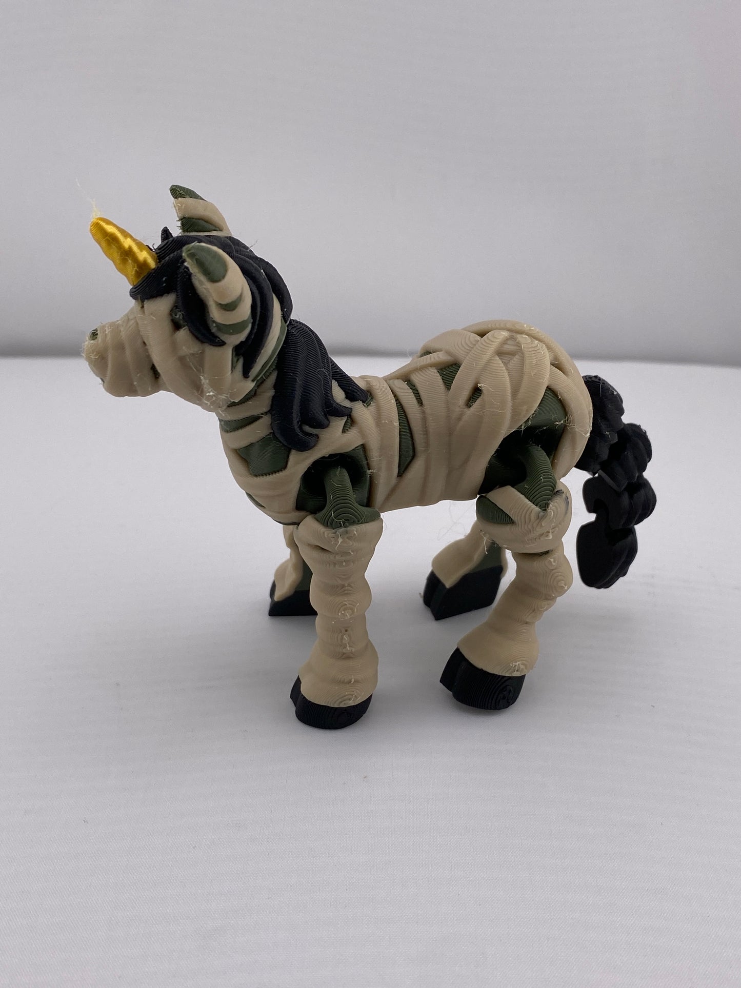 Mummy Unicorn Figurine Decoration Halloween