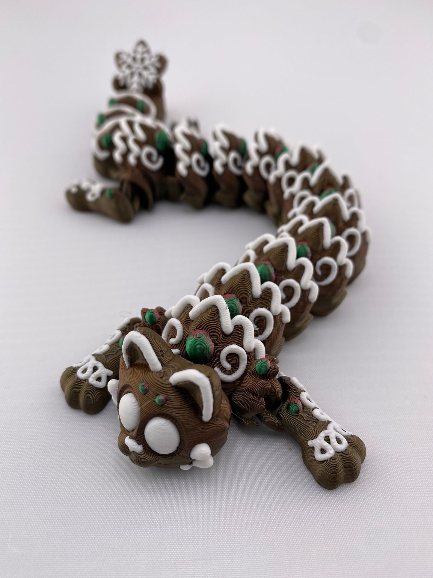 Long Gingerbread Kitty Articulated Figurine