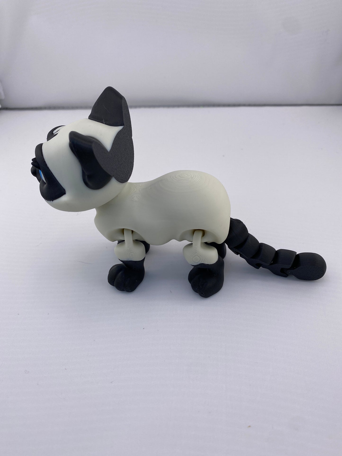 Siamese Cat Articulated Figurine Decoration
