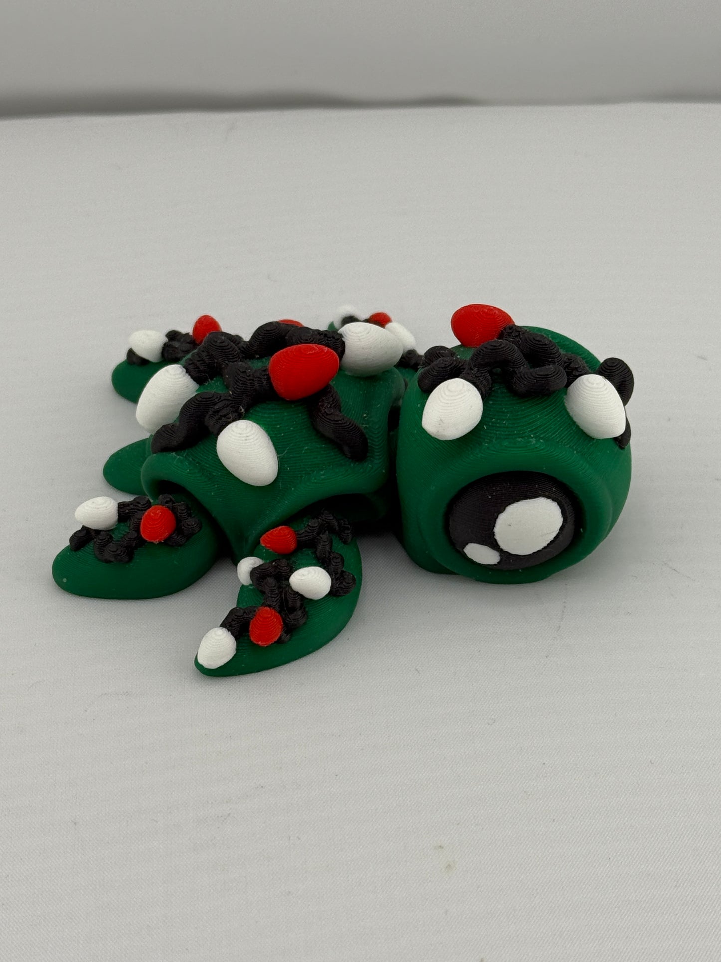 Holiday Themed Articulating Turtle Figurine