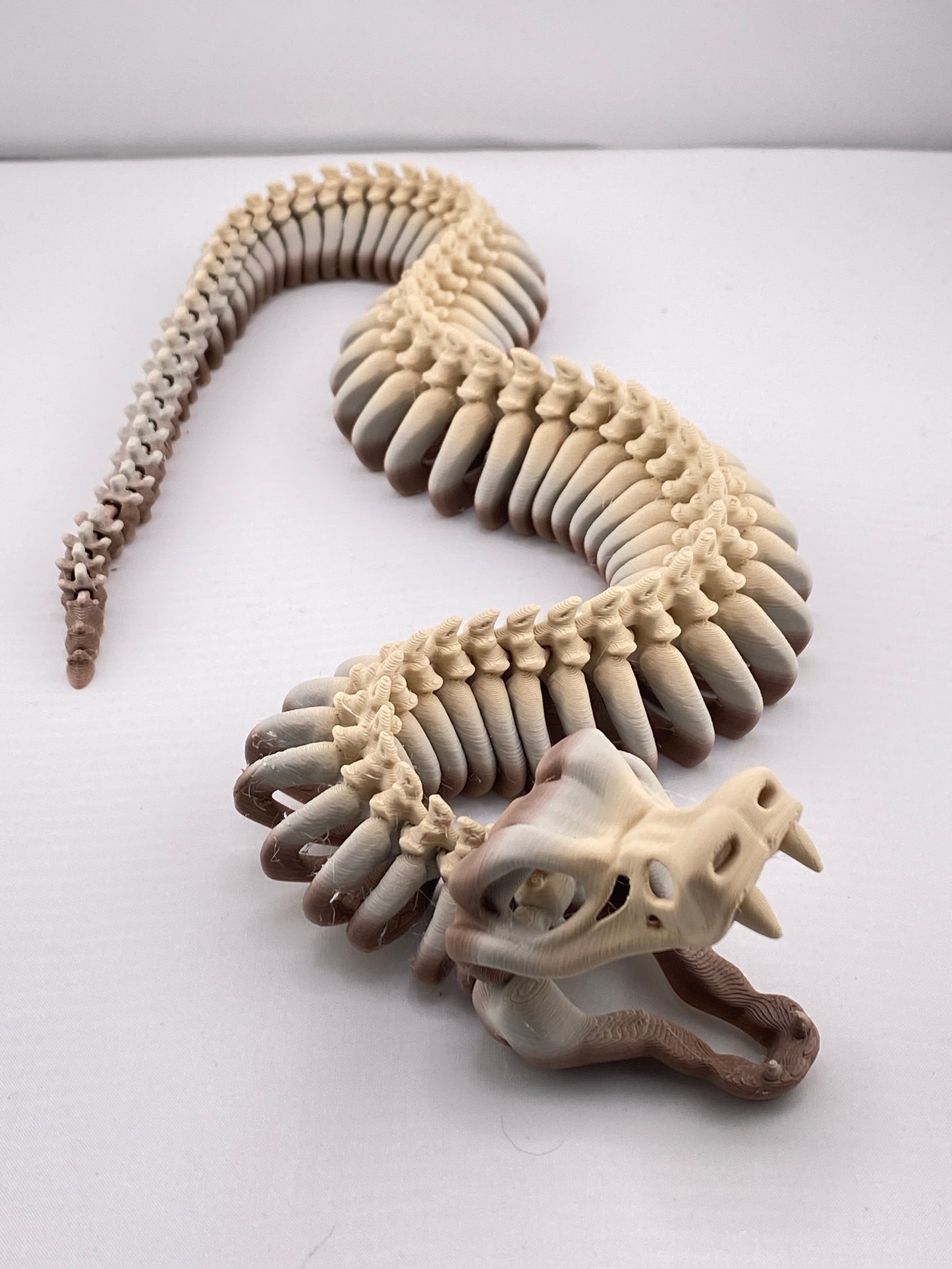Flexi Snake Skeleton Figurine
