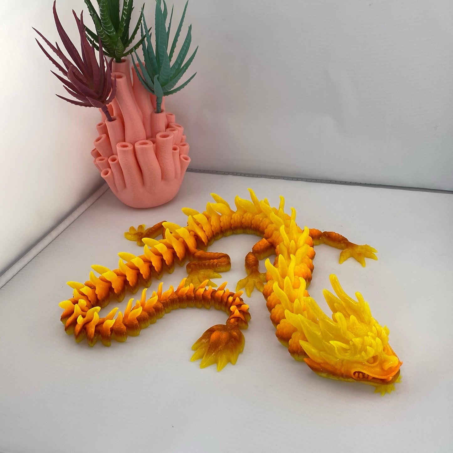 Imperial Dragon Figurine Decoration Large 3D Printed