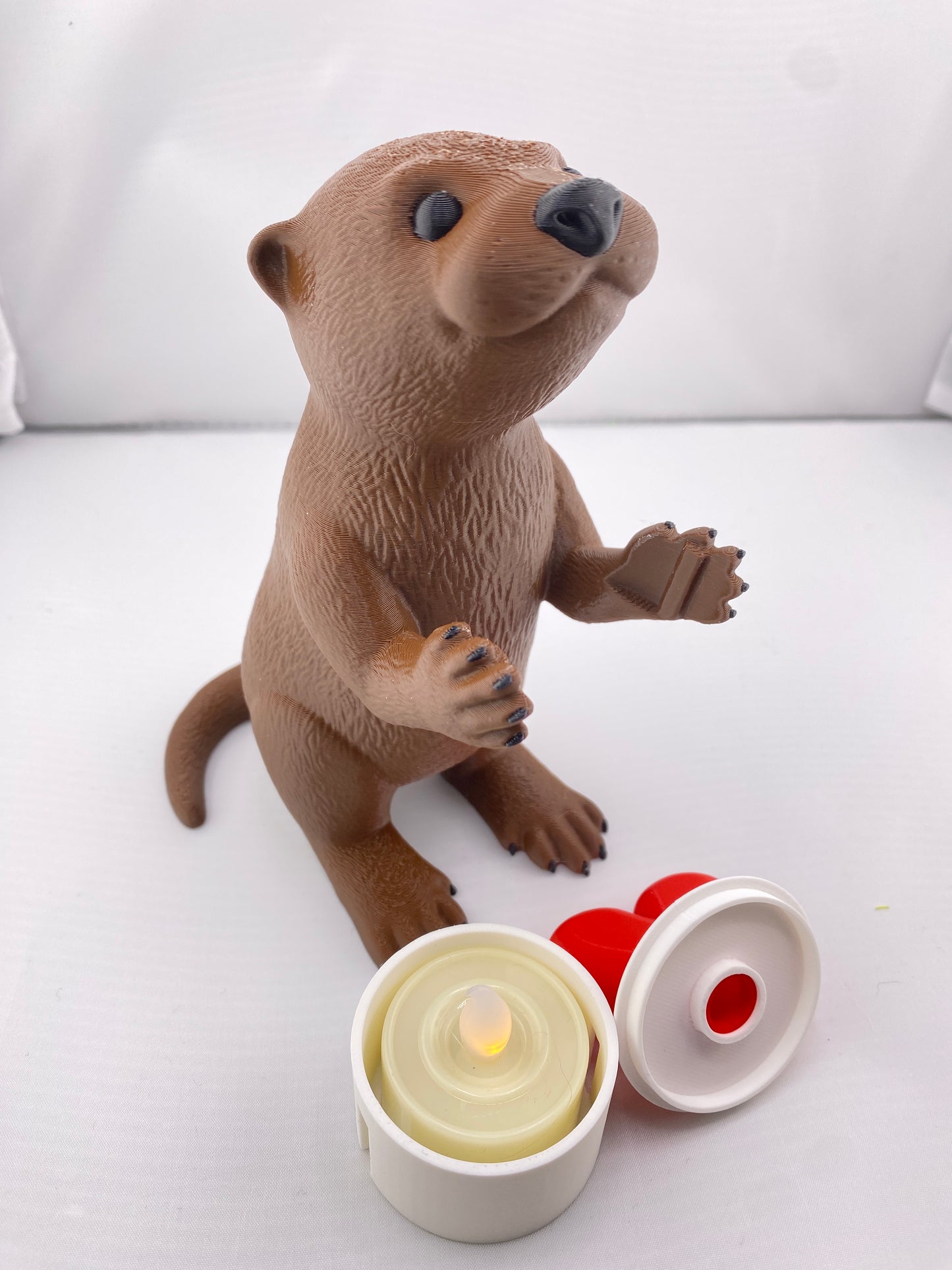 LED Valentines Otter