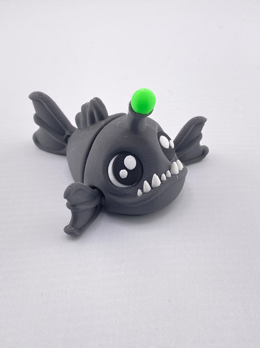 Articulated Angler Fish Figurine