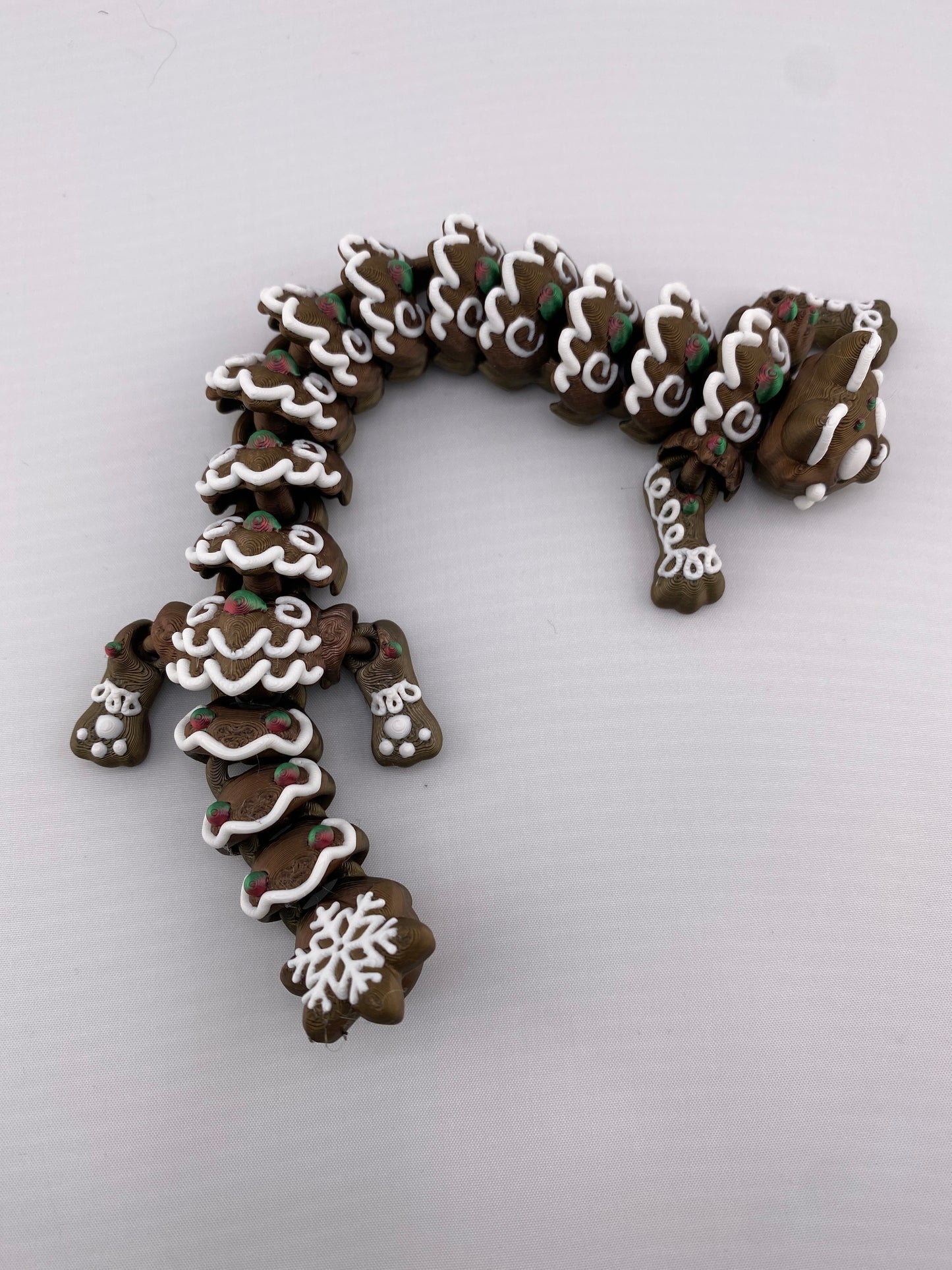 Long Gingerbread Kitty Articulated Figurine