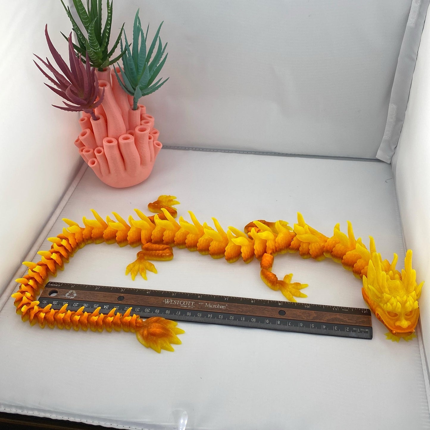 Imperial Dragon Figurine Decoration Large 3D Printed
