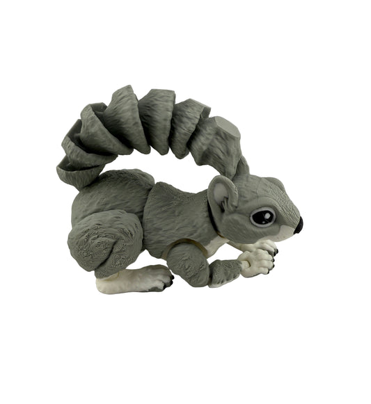 Moveable 3D Printed Squirrel