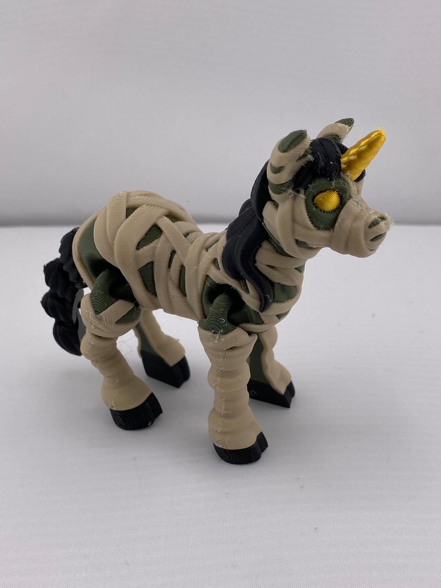 Mummy Unicorn Figurine Decoration Halloween