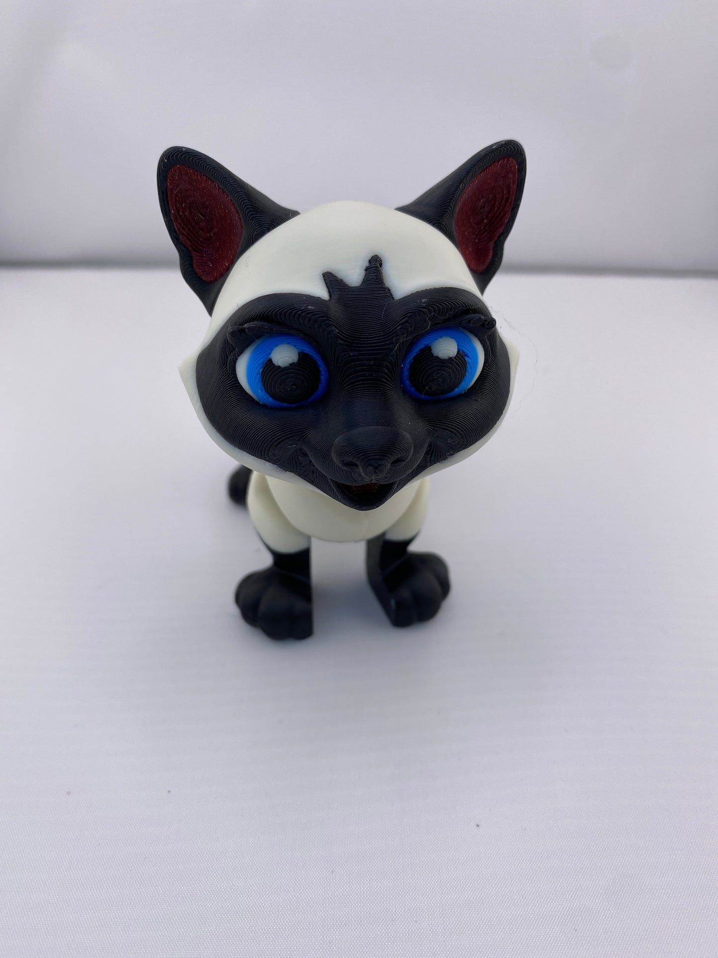 Siamese Cat Articulated Figurine Decoration