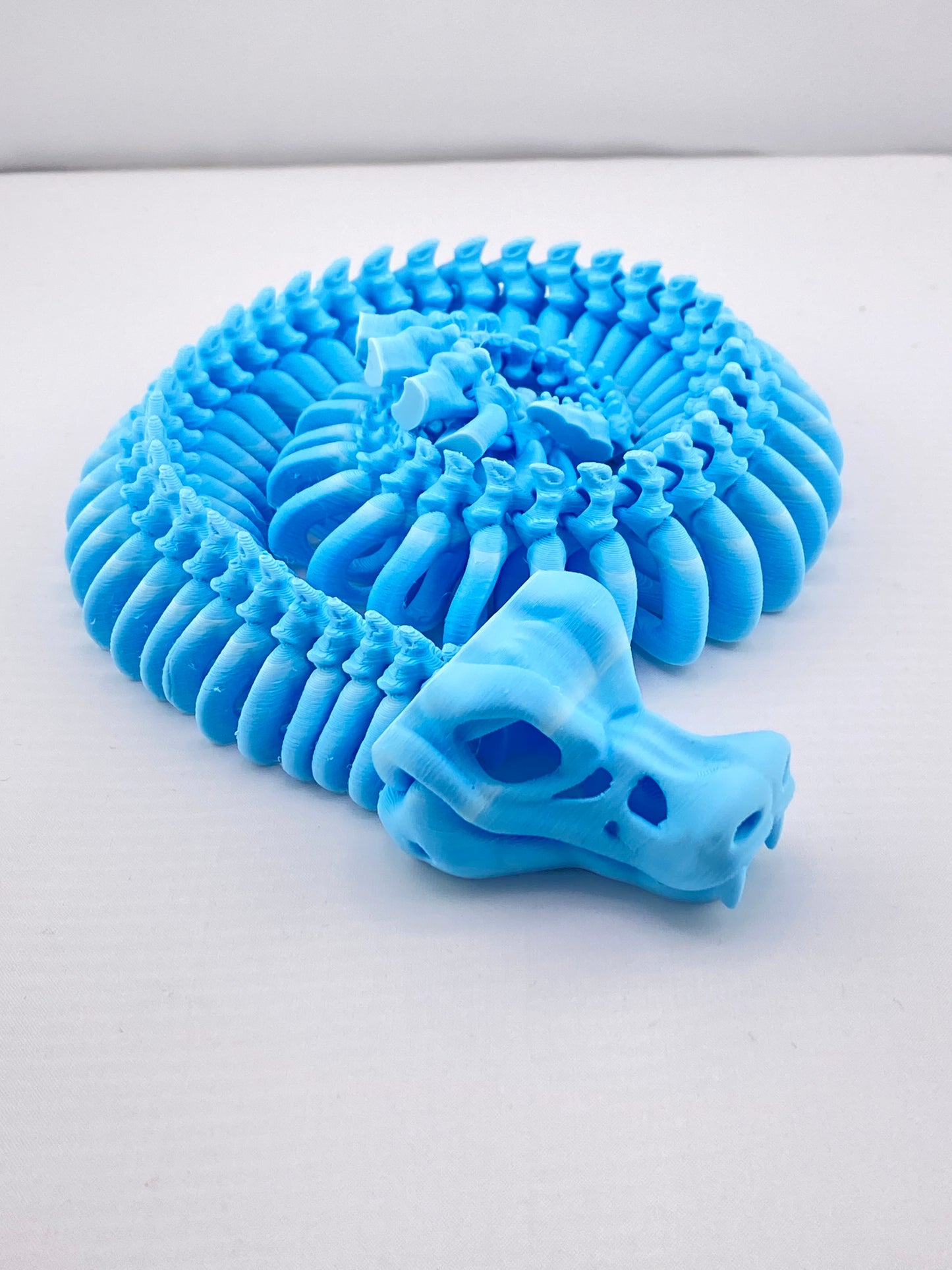 Flexi Snake Skeleton Figurine