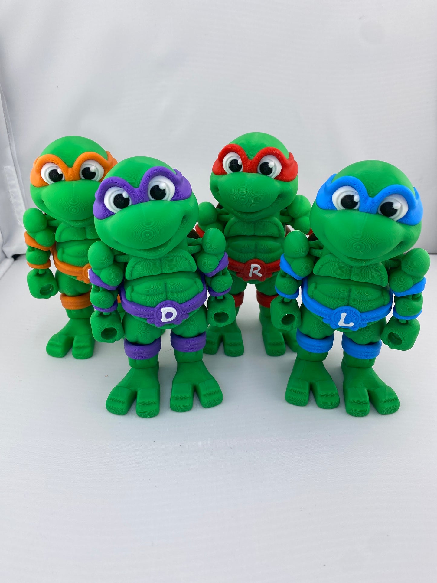 Mutant Turtle Articulating Characters Figurines Decoration