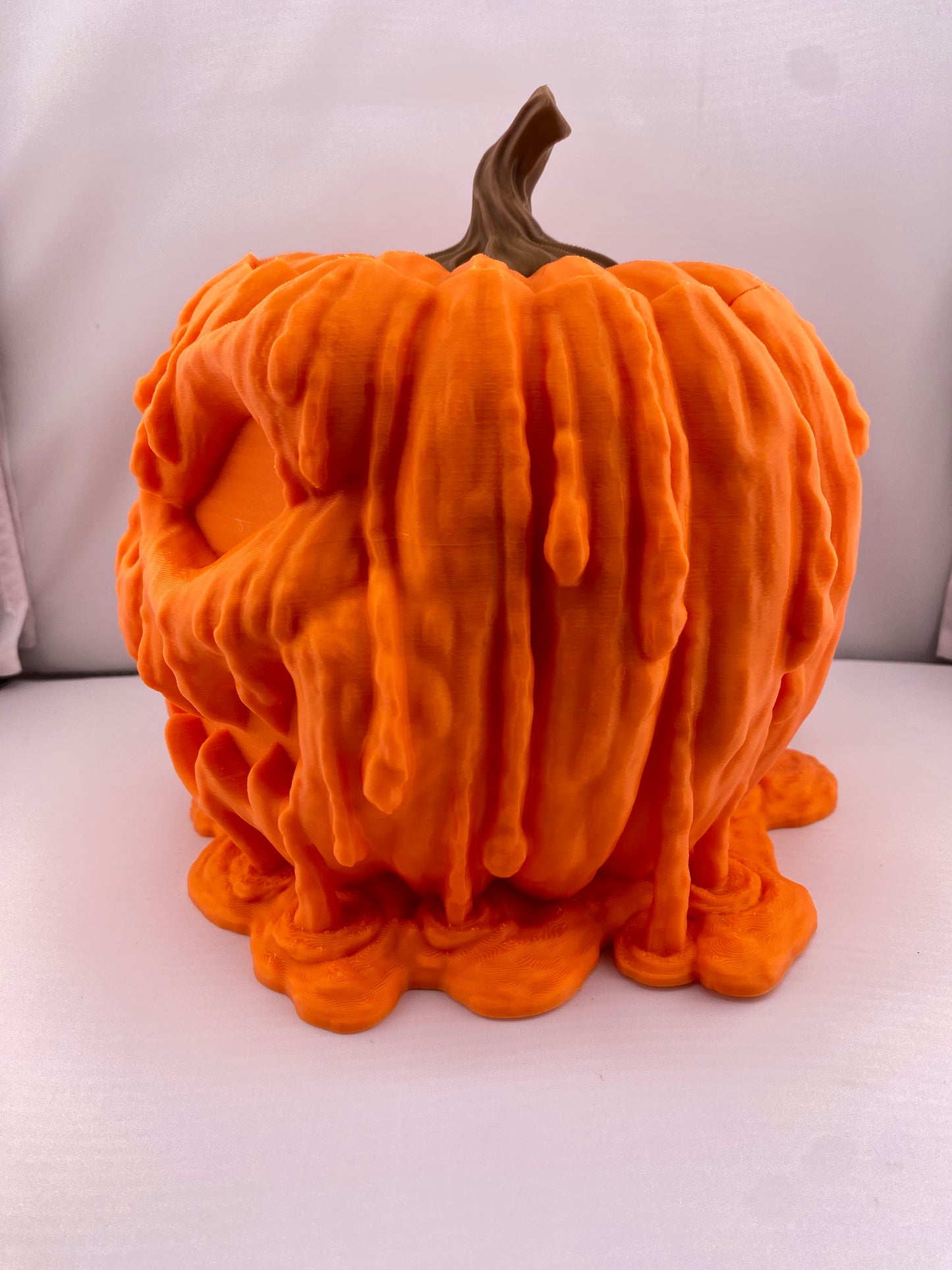 Melting Pumpkin Candy Container Halloween