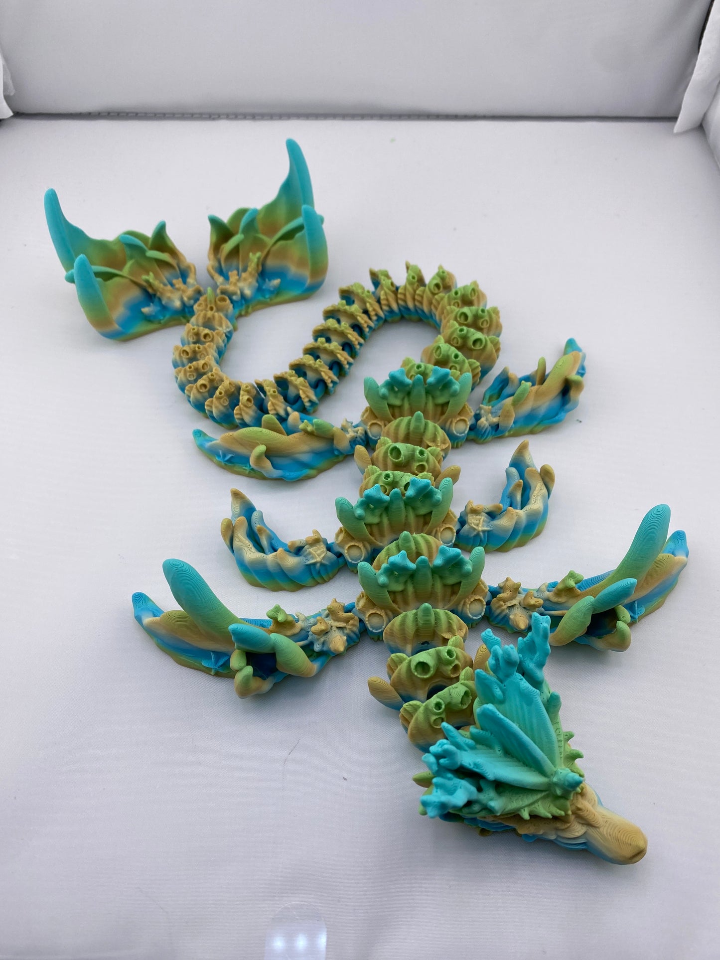 Coral Reef Dragon Figurine Decoration