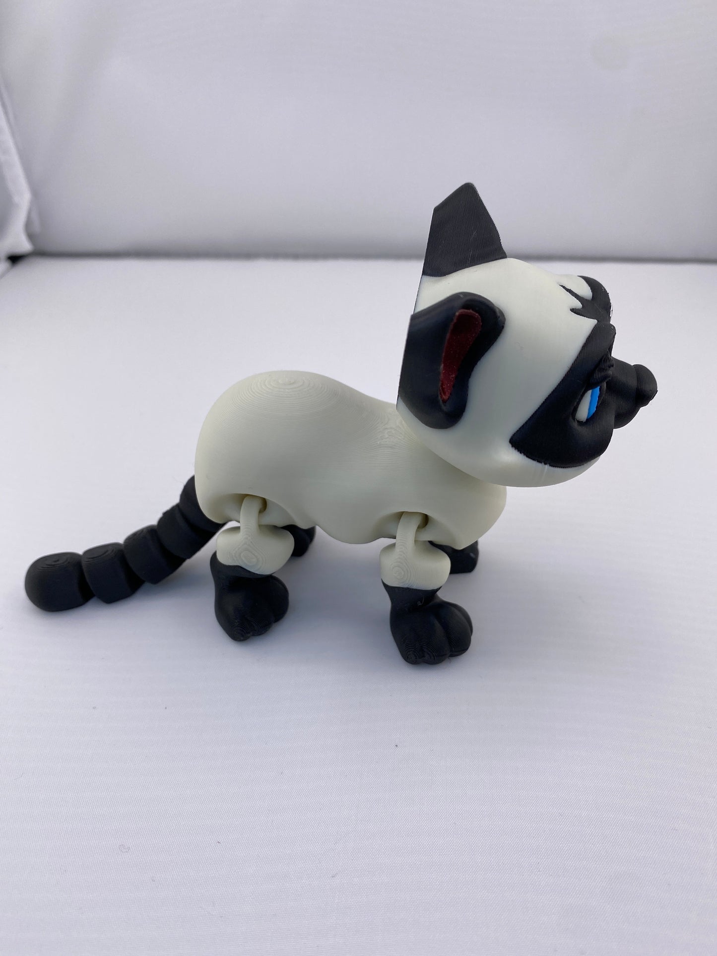 Siamese Cat Articulated Figurine Decoration