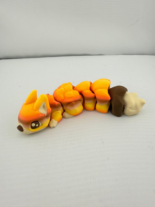 Articulated Autumn Squirrel Figurine