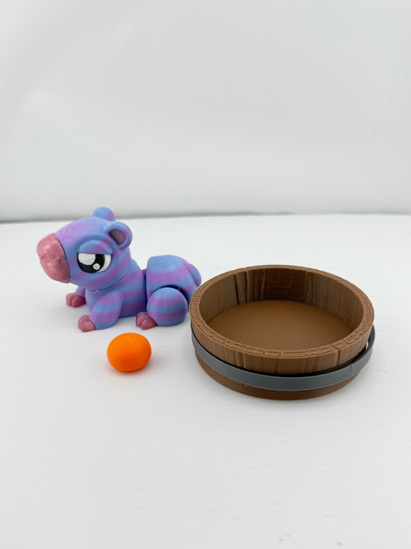 Capybara In A Barrel