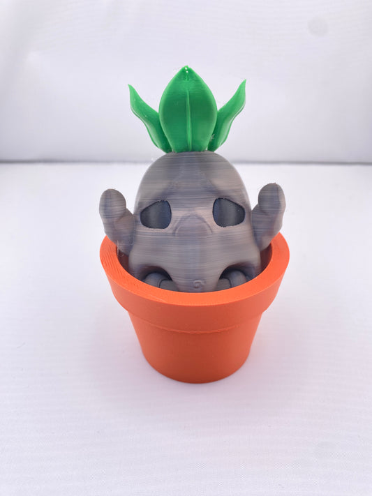 HP Screaming Root Figurine With Pot