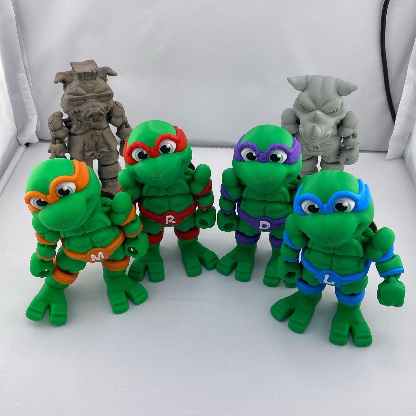 Mutant Turtle Articulating Characters Figurines Decoration