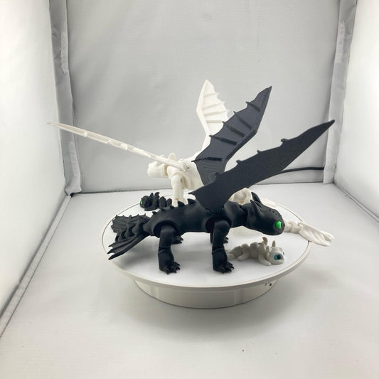 Black and/or White Dragon Figurine