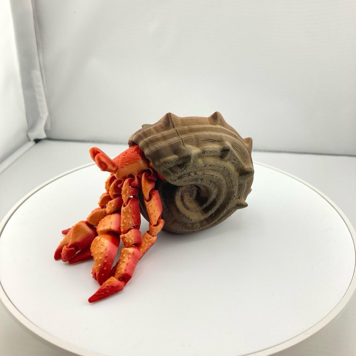 Hermit Crab With Removable Shell Figurine Decor