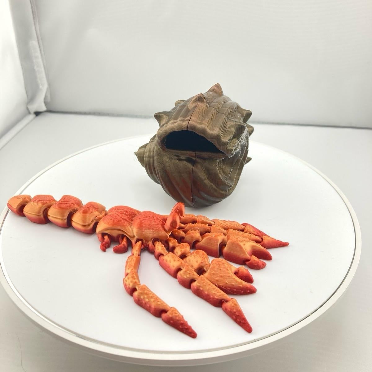 Hermit Crab With Removable Shell Figurine Decor