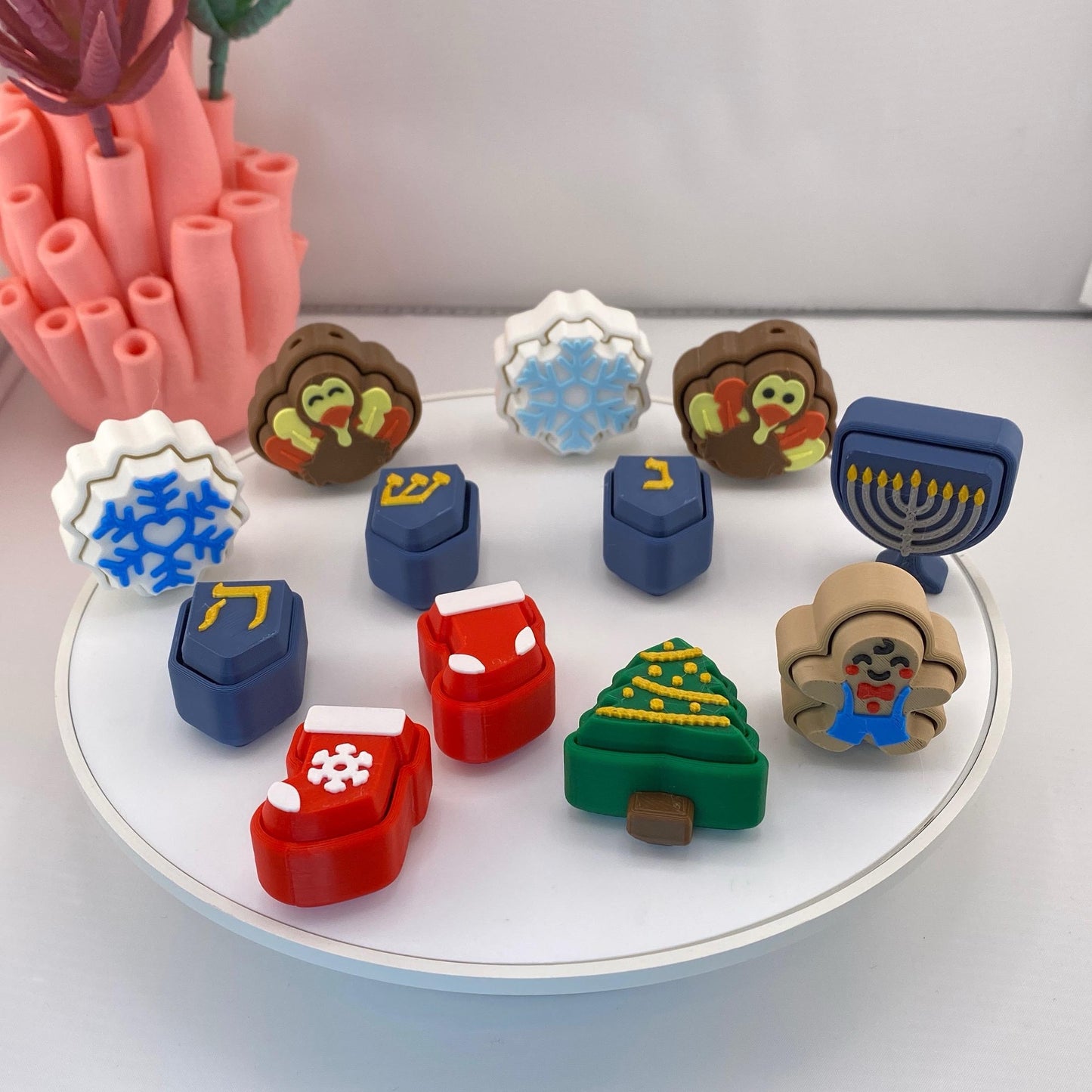 Handheld Fidget Clicker Figurines