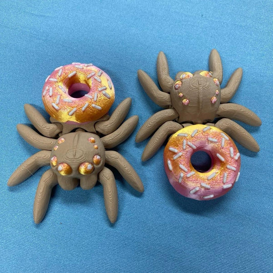 Donut Spider 3D Printed Figurine Decoration