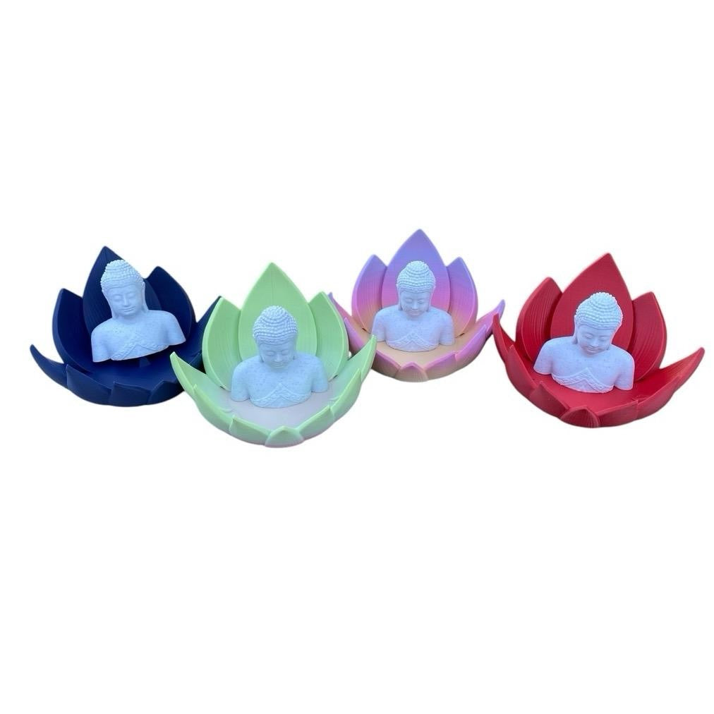 Buddha Lotus Incense Burner Holder