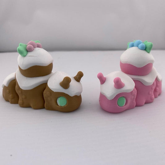 Holiday Snail Figurine Decoration