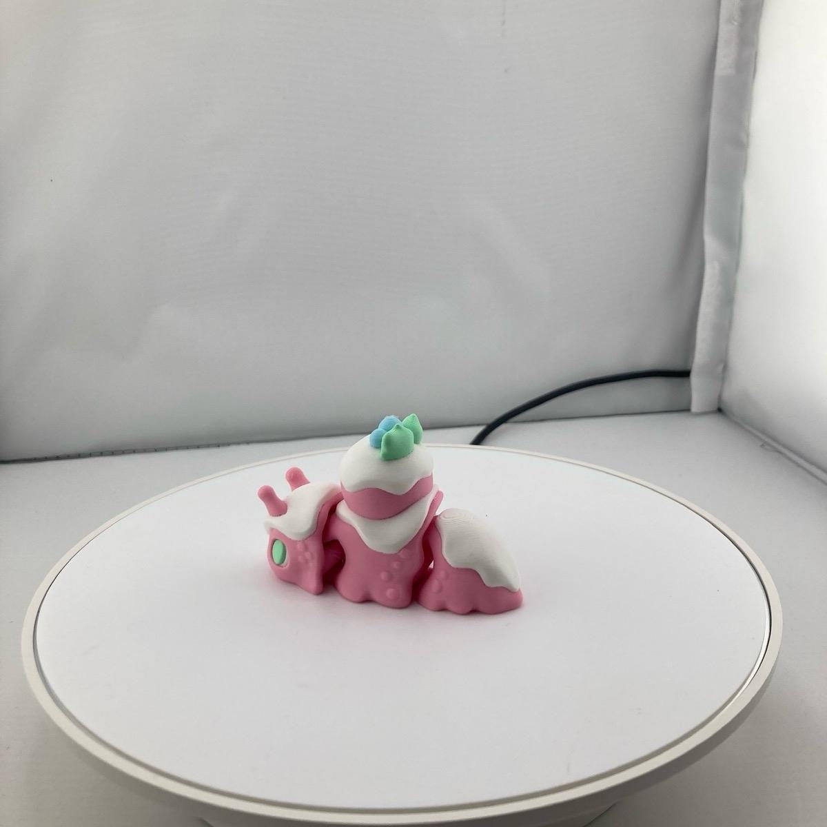 Holiday Snail Figurine Decoration