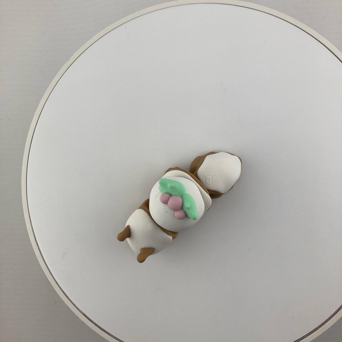 Holiday Snail Figurine Decoration