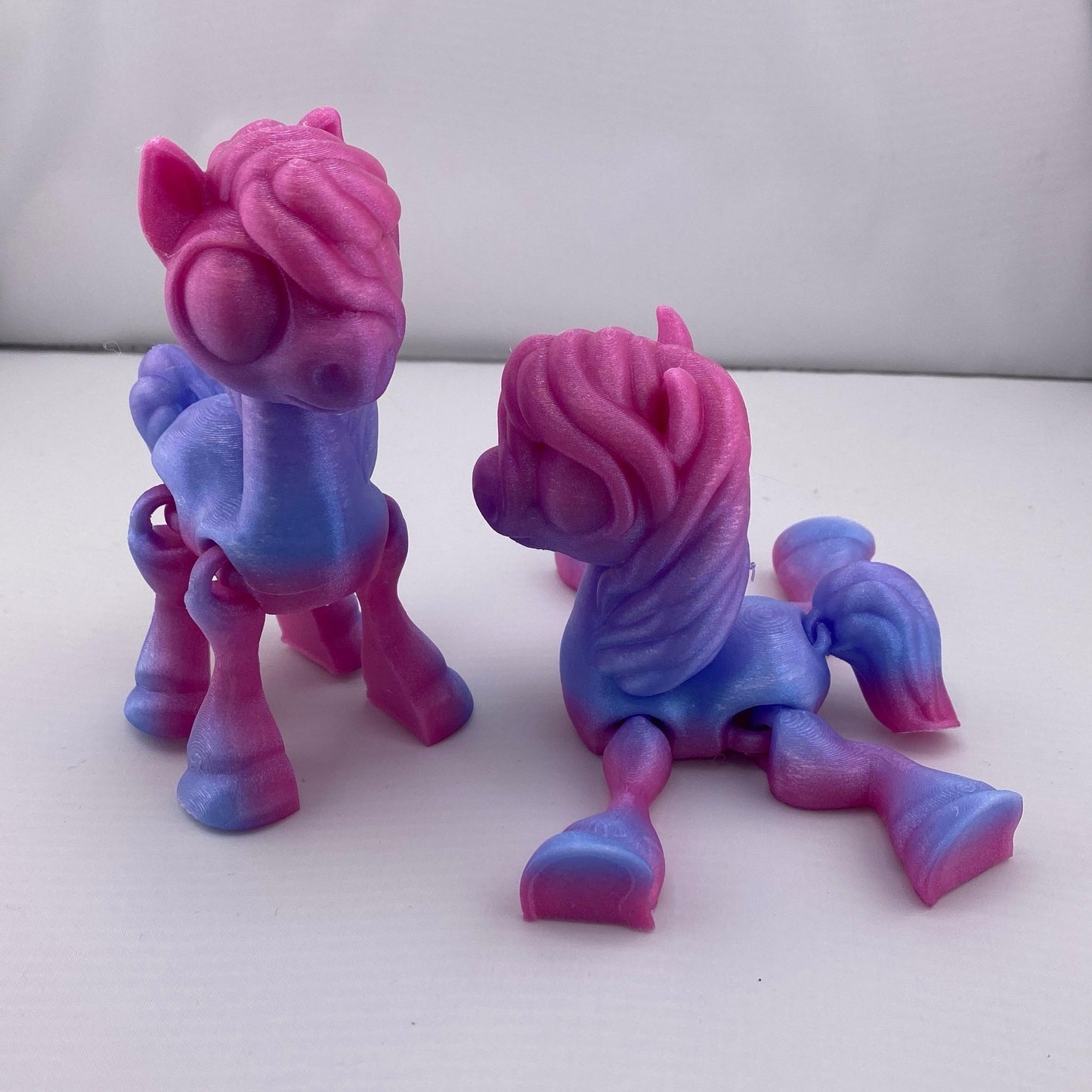 Glitter Pony Figurine Decoration