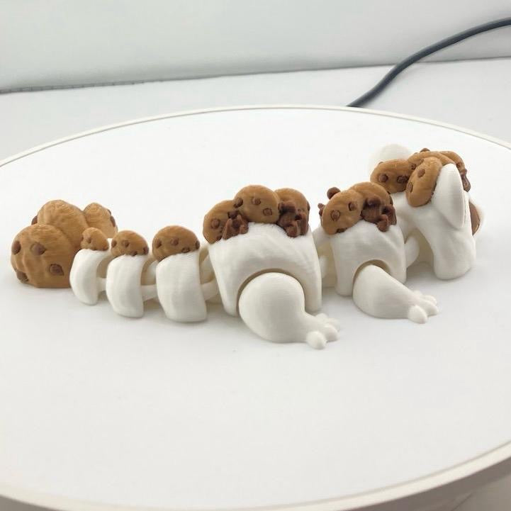 Small Cookies and Creme Dragon Figurine