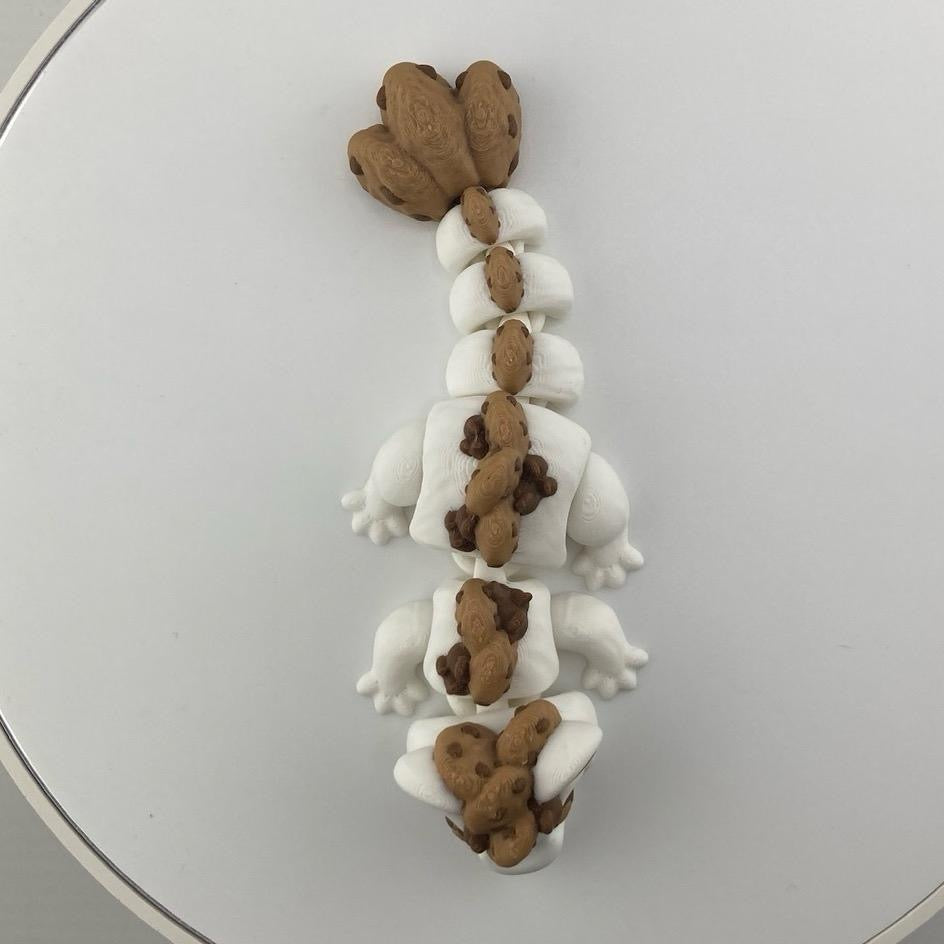 Small Cookies and Creme Dragon Figurine