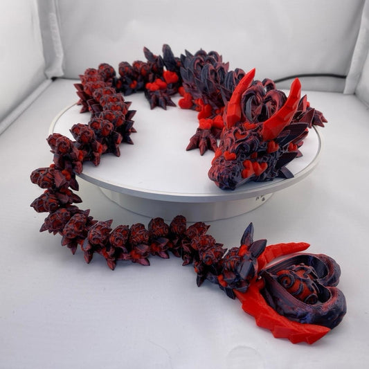 Dark Heart Dragon Figurine Decoration Large 3D Room Magical